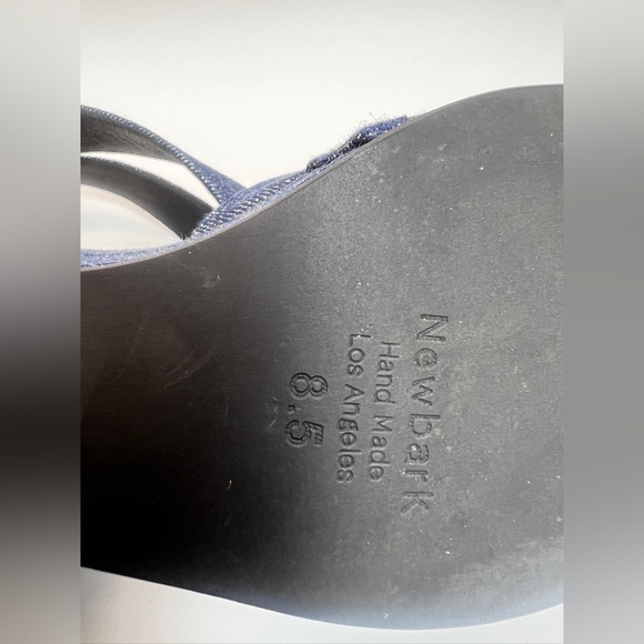 Newbark Women’s wedges blue - Picture 7 of 10